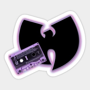 Wu purple tape Sticker